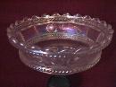 Northwood Carnival Glass (Peach) Berry Bowl (White)