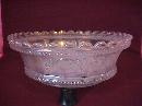 Northwood Carnival Glass (Peach) Master Berry Bowl (White)