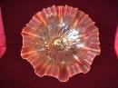 Dugan Carnival Glass (Raindrops) Bowl (Peach Opalescent)