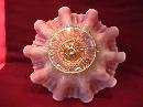 Dugan Carnival Glass (Raindrops) Bowl (Peach Opalescent)