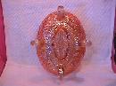Fenton Carnival Glass (Thistle) Banana Boat (Marigold)
