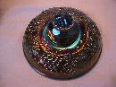 Northwood Carnival Glass (Grape & Cable) Covered Cookie Jar (Amethyst)