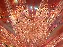 Dugan Carnival Glass (Butterfly & Tulip) Bowl (Marigold)