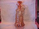 Northwood Carnival Glass (Grape & Cable) Whiskey Decanter (Marigold)