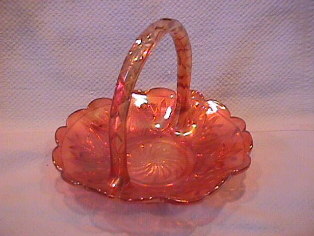 Brockwitz Carnival Glass (May Basket) (Marigold)