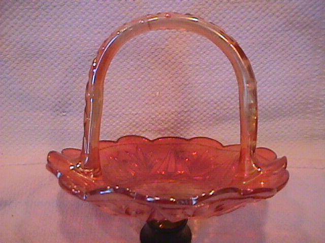 Brockwitz Carnival Glass (May Basket) (Marigold)