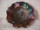 Northwood Carnival Glass (Sunflower) Bowl (Amethyst)