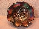 Northwood Carnival Glass (Sunflower) Bowl (Amethyst)