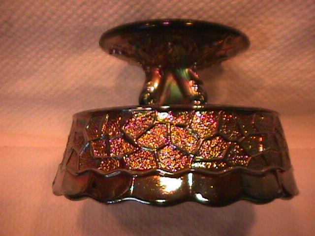 Dugan (Maple Leaf) Sauce Dish (Amethyst)