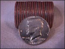 United States Kennedy Half Dollar Roll 1976-D