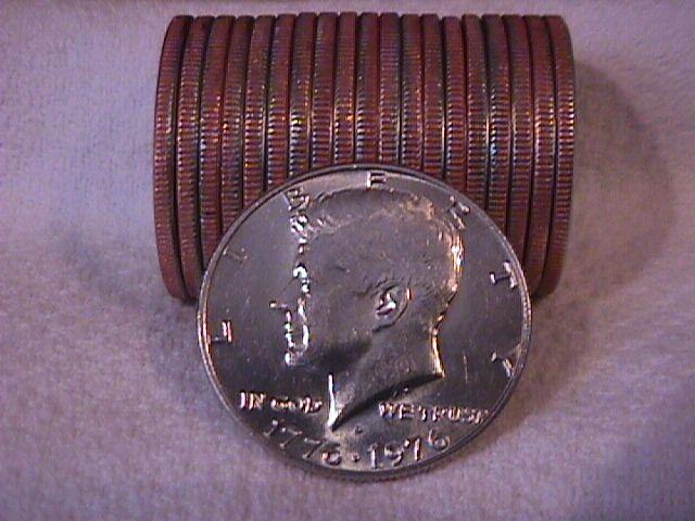 United States Kennedy Half Dollar Roll 1976-D