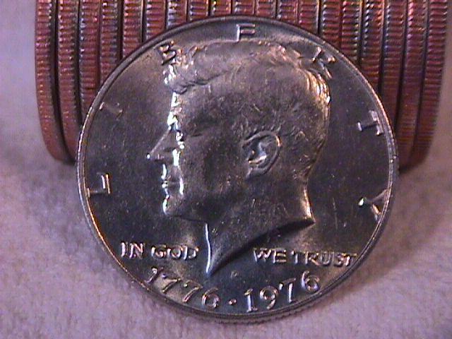 United States Kennedy Half Dollar Roll 1976-D