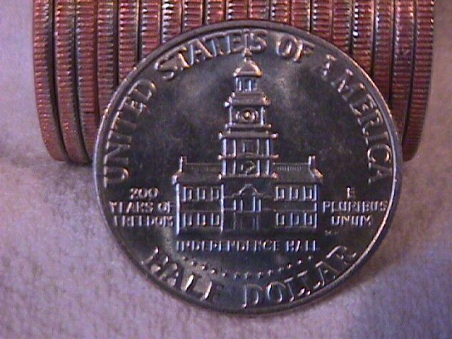 United States Kennedy Half Dollar Roll 1976-D