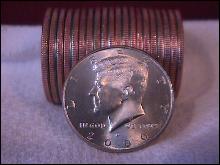 United States Coinage Kennedy Half Dollar 2000-P Roll