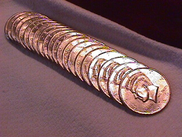 United States Coinage Kennedy Half Dollar 2000-P Roll