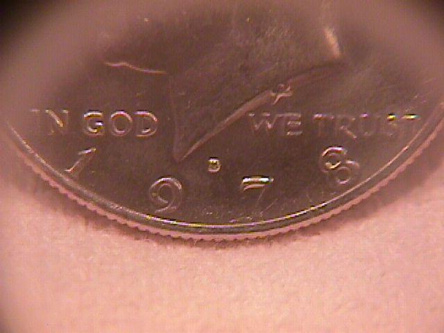United States Coinage Kennedy Half Dollar Roll 1978-D