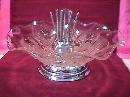 Jeanette Glass Co. (Iris & Herringbone) Nut Set (Clear)
