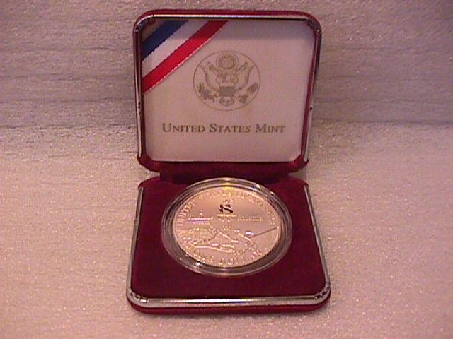 SILVER DOLLAR Atlanta 100 TH. Olympics.