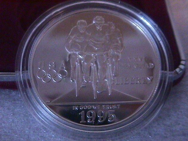 SILVER DOLLAR Atlanta 100 TH. Olympics.