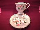 Sango Fine China (Silent Night #3900) Cup & Saucer