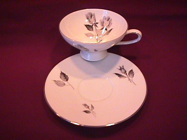 Cathedral Fine China (Silhouette Rose) Cup & Saucer