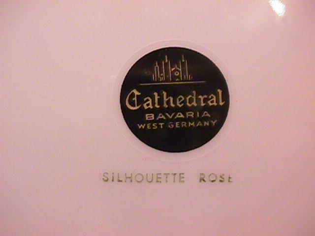 Cathedral Fine China (Silhouette Rose) Cup & Saucer