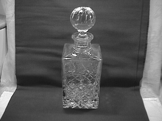 Rogaska Fine Crystal (Gallia) Square Whiskey Bottle