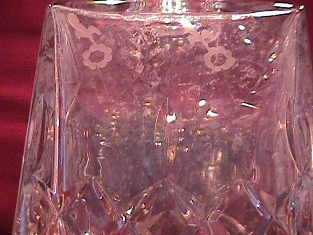 Rogaska Fine Crystal (Gallia) Square Whiskey Bottle