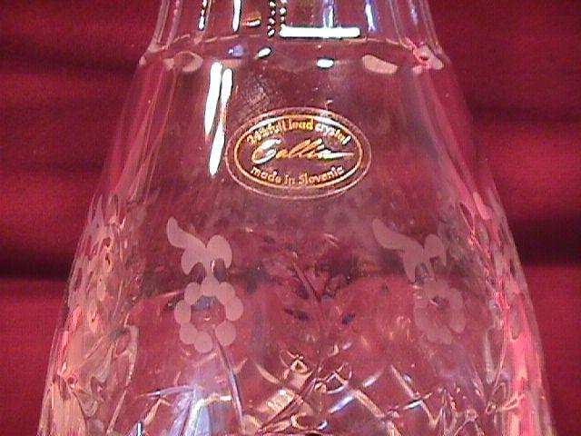 Rogaska Fine Crystal (Gallia) Carafe