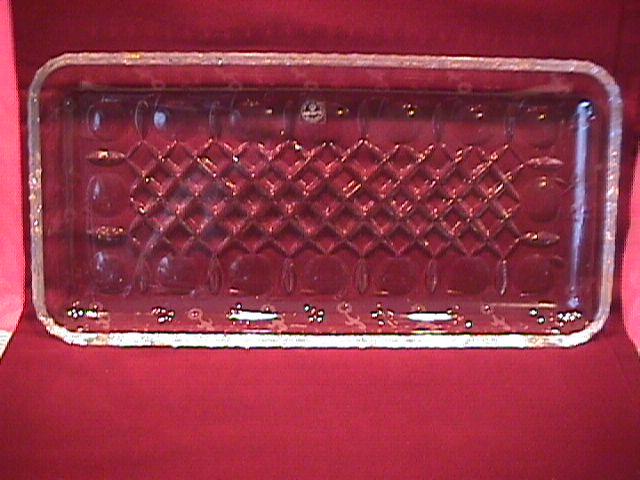 Rogaska Fine Crystal (Gallia) Serving/Dresser Tray