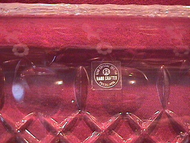 Rogaska Fine Crystal (Gallia) Serving/Dresser Tray