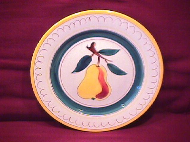 Stangl Potteries (Fruit) Salad Plate=W/Pear