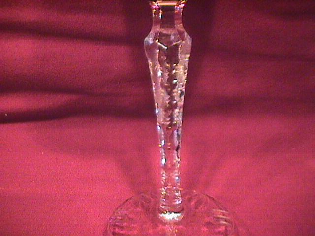 Imperial Crystal (Cranberry Cut to Clear) #519 Hock Wine