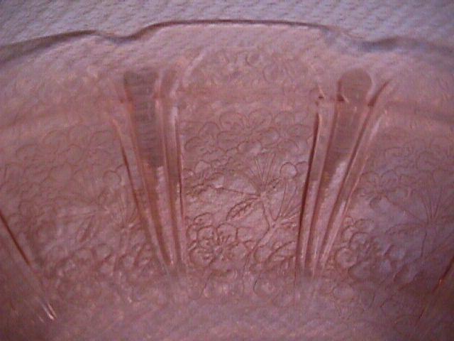 Jeanette Glass Co., Depression (Cherry Blossom) Oval Vegetable