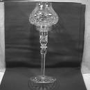 Rogaska Fine Crystal (Gallia) Hurricane Candlestick Lamp