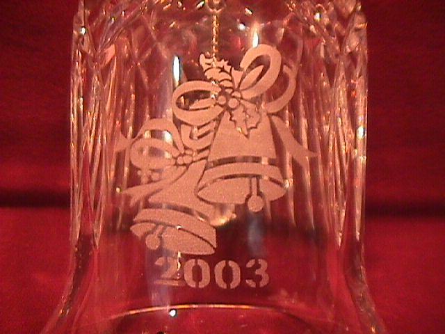 Waterford Crystal Christmas Bell-2003