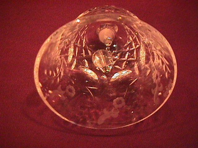 Rogaska Fine Crystal (Gallia) Christmas Ornament Bell