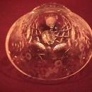 Rogaska Fine Crystal (Gallia) Christmas Ornament Bell