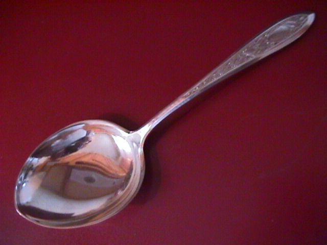 Alvin Silver Plate (Victory) Casserole Spoon