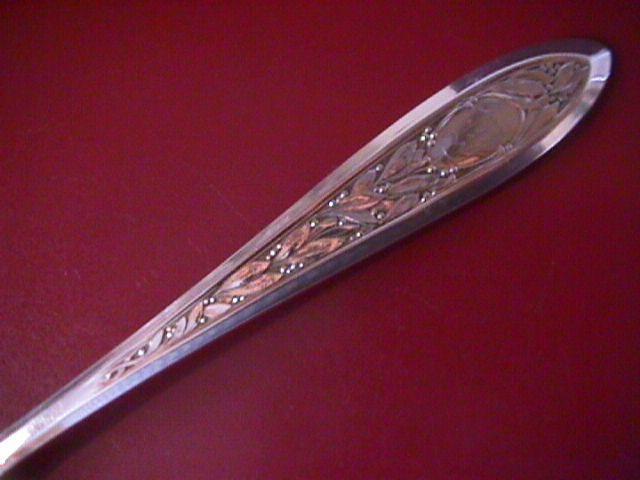 Alvin Silver Plate (Victory) Casserole Spoon