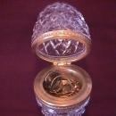 Lead Crystal (Egg Casket) Jewelry Stand