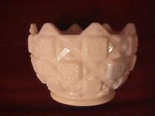 Westmoreland Milk Glass (Heavy Block) Rose Bowl