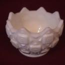 Westmoreland Milk Glass (Heavy Block) Rose Bowl