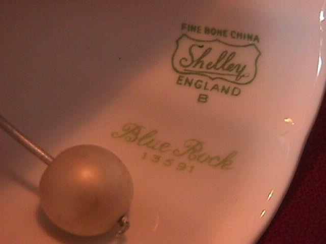 Shelley Fine Porcelain (Blue Rock) Dinner Bell