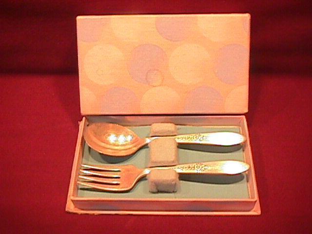 Oneida Community Silver Plate (Fantasy) Infant Feeding Set