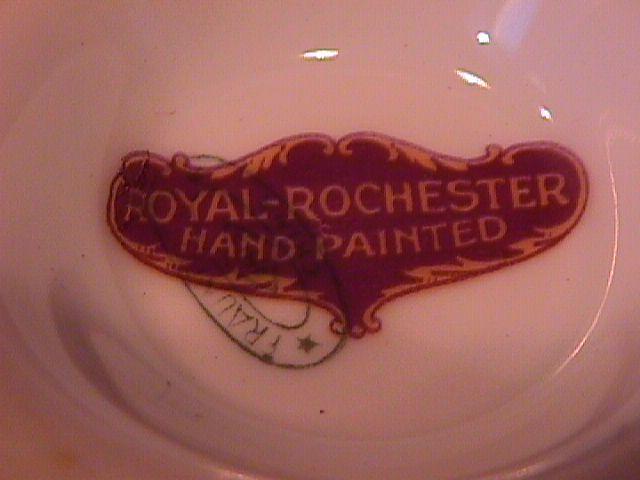 Royal Rochester Hand-Painted Syrup