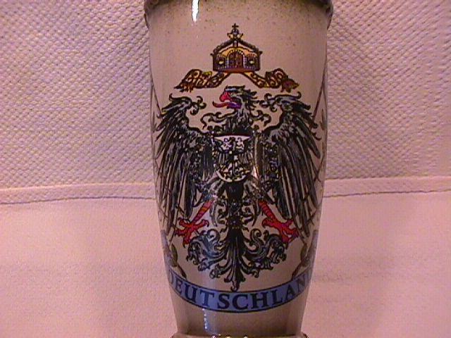 Deutschland Handarbeit Germany Coat of Arms Vase