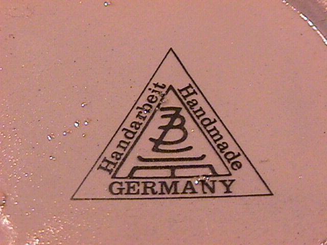 Deutschland Handarbeit Germany Coat of Arms Vase