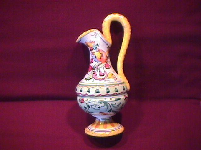 Polychrome Miniature Ewer (Italy)