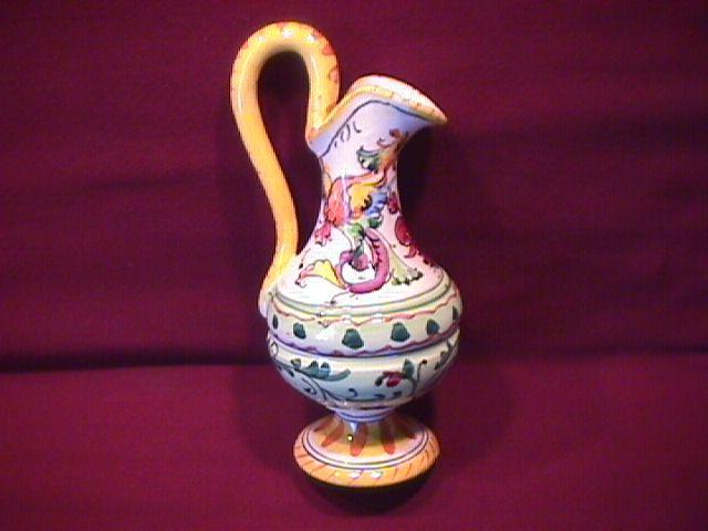 Polychrome Miniature Ewer (Italy)